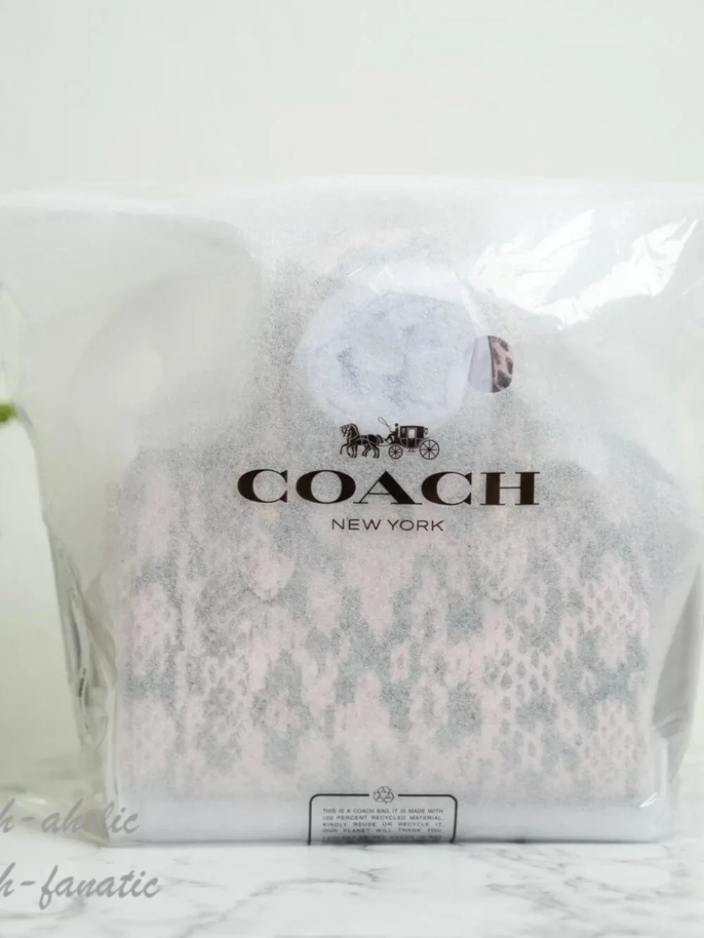 Coach CDY32 Mini Rowan Crossbody Bag in Snake Embossed Leather *SEALED*